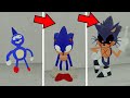 CONSEGUI AS TRANSFORMAÇÕES MAIS ASSUSTADORAS DO SONIC NO ROBLOX