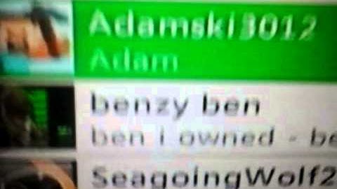 Shoutouts to Benzy Ben and Adamski3012
