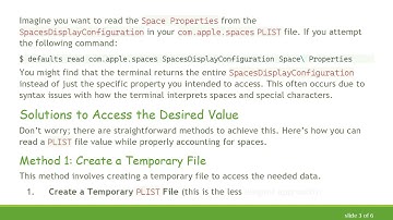 How to Read a Specific Value in a PLIST File Using Terminal on macOS