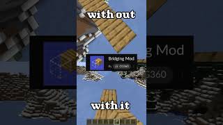 The Ultimate Bridging Mod for Minecraft #minecraft #mods #shorts
