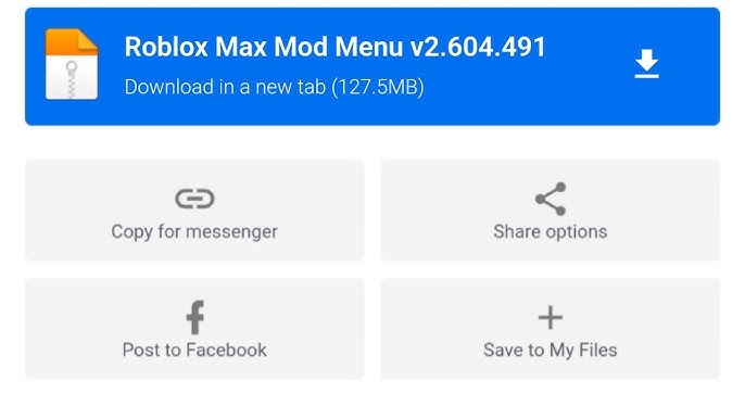 Max Mods Roblox Mod Menu APK Download (Latest) v2.604.491