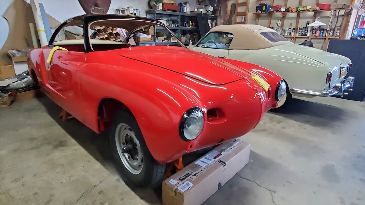 57 Lowlight VW Karmann Ghia at Vintage Classic Specialist! - YouTube