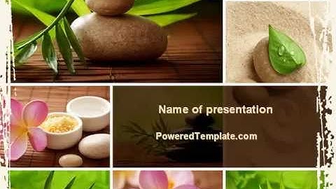 Spa Salon Relaxation PowerPoint Template by PoweredTemplate.com