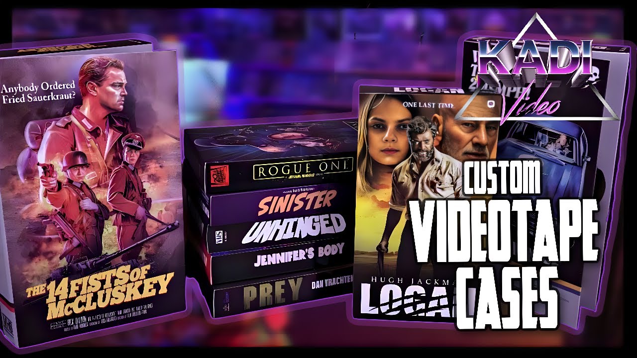 More Retro Inspired Custom VHS Videotapes by Artist Kadi Video TheReviewSpot