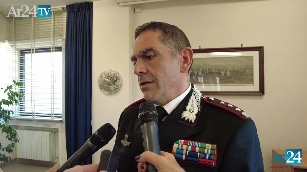 Claudio Rubertà è il nuovo comandante provinciale dei Carabinieri di Arezzo