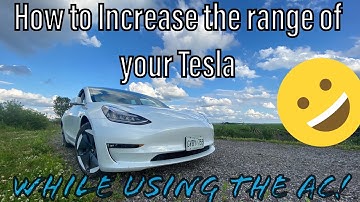 How to use AC without loosing range in your Tesla!🔋