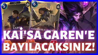 KAİ'SA BU METADA RESMEN MÜKEMMEL! Kai'Sa/Garen Evrilme Midrange Destesi [Legends of Runeterra] LoR