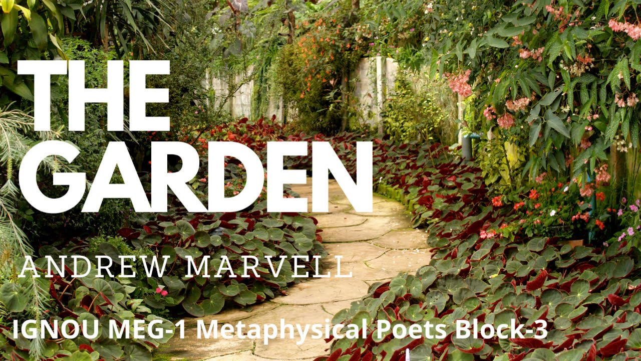 The Garden By Andrew Marvell In Pdf Fasci Garden