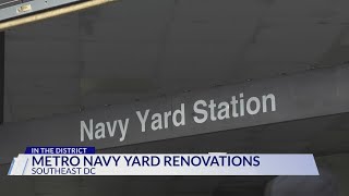Metro Navy Yard Station west entrance to close for months-long renovations
