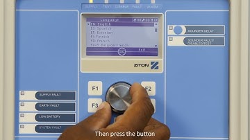 How to change language on a ZP2 Control Panel