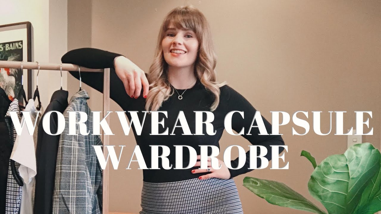 The business casual dress code: capsule wardrobe example. 