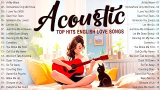 Acoustic Songs 2024 💥 New Trending Acoustic Music 2024 Cover 💥 New English Love Songs Top Hits