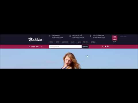 Nellie 1.4 Custom Header built with Divi Page Builder | Custom Login Option