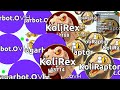 Agario kolirex  koliraptor  insane duo gameplay