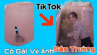 Cách Làm Video Cô Gái Sơn Ảnh Trên Sân Trường Tab Trending TikTok Cực Đẹp|Xuyên Ưi screenshot 1