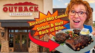 Eating the VIRAL Outback Steakhouse Backyard BBQ Combo in Lakeland, FL! Is It Worth the Hype?