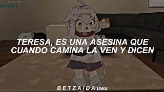 GamsterGaming de fondo bailando la canción 'Teresa, es una asesina que cuando camina la ven...'👀