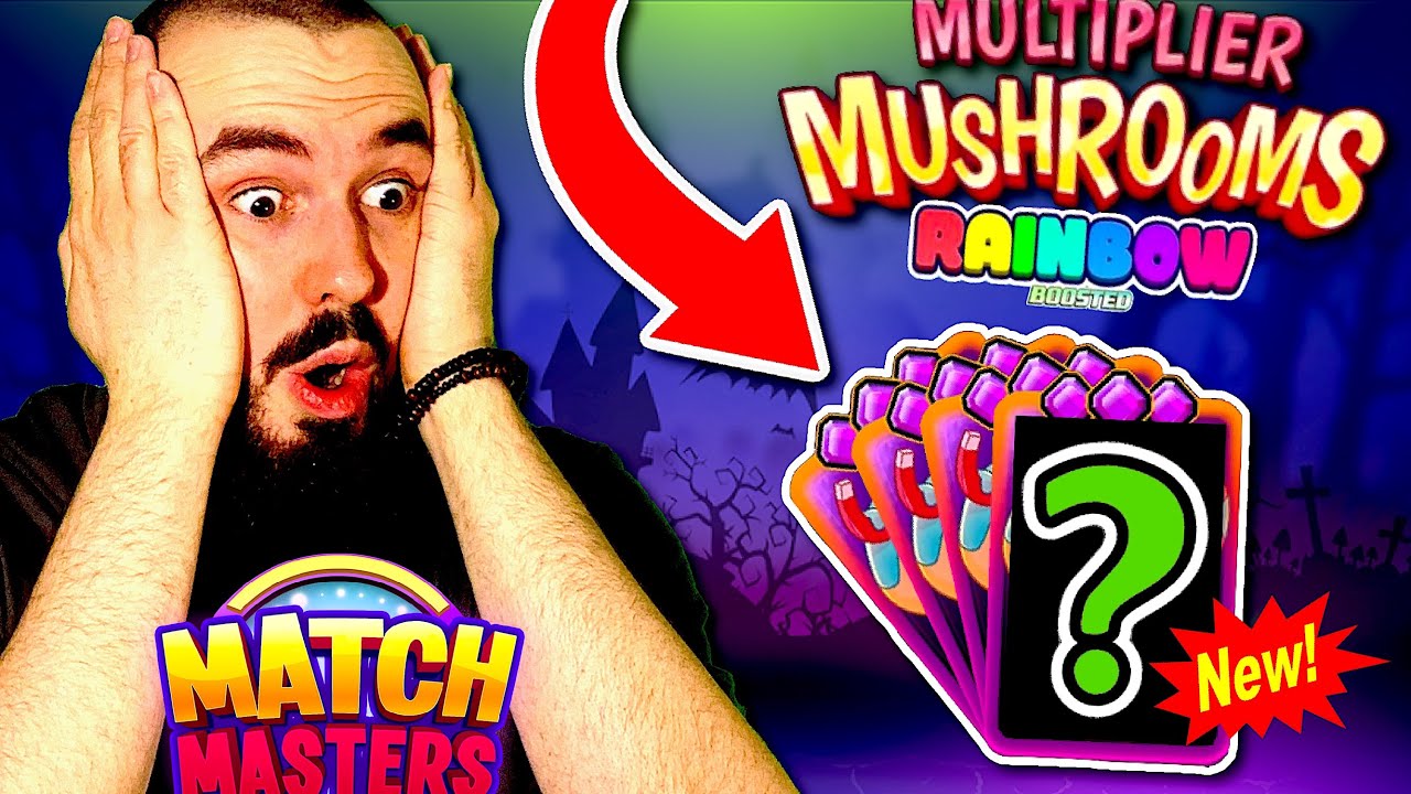 Match Masters How to Win NEW Free Boosters in Mushroom Rainbow Sprint