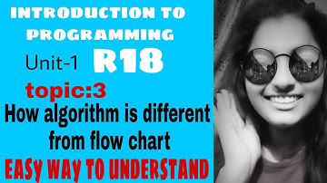 #pps #R18 #unit1 #how #algorithm #is #different #from #flowchart #topic3 #easy 🤗😍 #programming