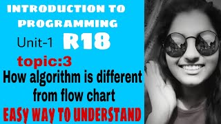 #pps #R18 #unit1 #how #algorithm #is #different #from #flowchart #topic3 #easy 🤗😍 #programming