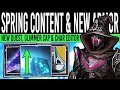 Destiny 2: INSANE ARMOR &amp; CONTENT REVEALED! Weekly PURSUIT, Glimmer Cap, Character Editor &amp; Moments