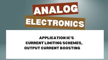 Unit 5 Analog Electronics |Current limiting | Video 3 | EEE with Prof RKN