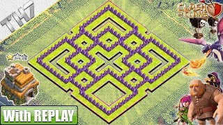 NEW TH7 Base 2019 with REPLAY - Clash of Clans