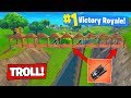 EPIC C4 BRIDGE TROLL In Fortnite Battle Royale!