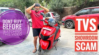 Taking Dery Of Tvs Jupiter 110  Do Not Buy Before Watching This  Tvs Showroom Scammed Us