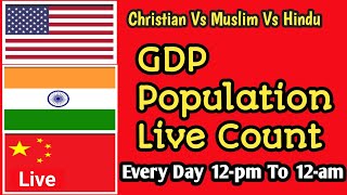 GDP with  Population Live Count (nominal gdp) 3/jun/2021