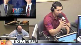 Frank Pastore interviewing Patrick BetDavid on KKLA 99.5FM screenshot 3