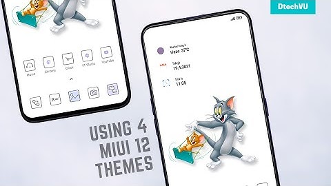 MIUI 12 THEMES Setup | Home Screen Set Up using 4 MIUI Themes