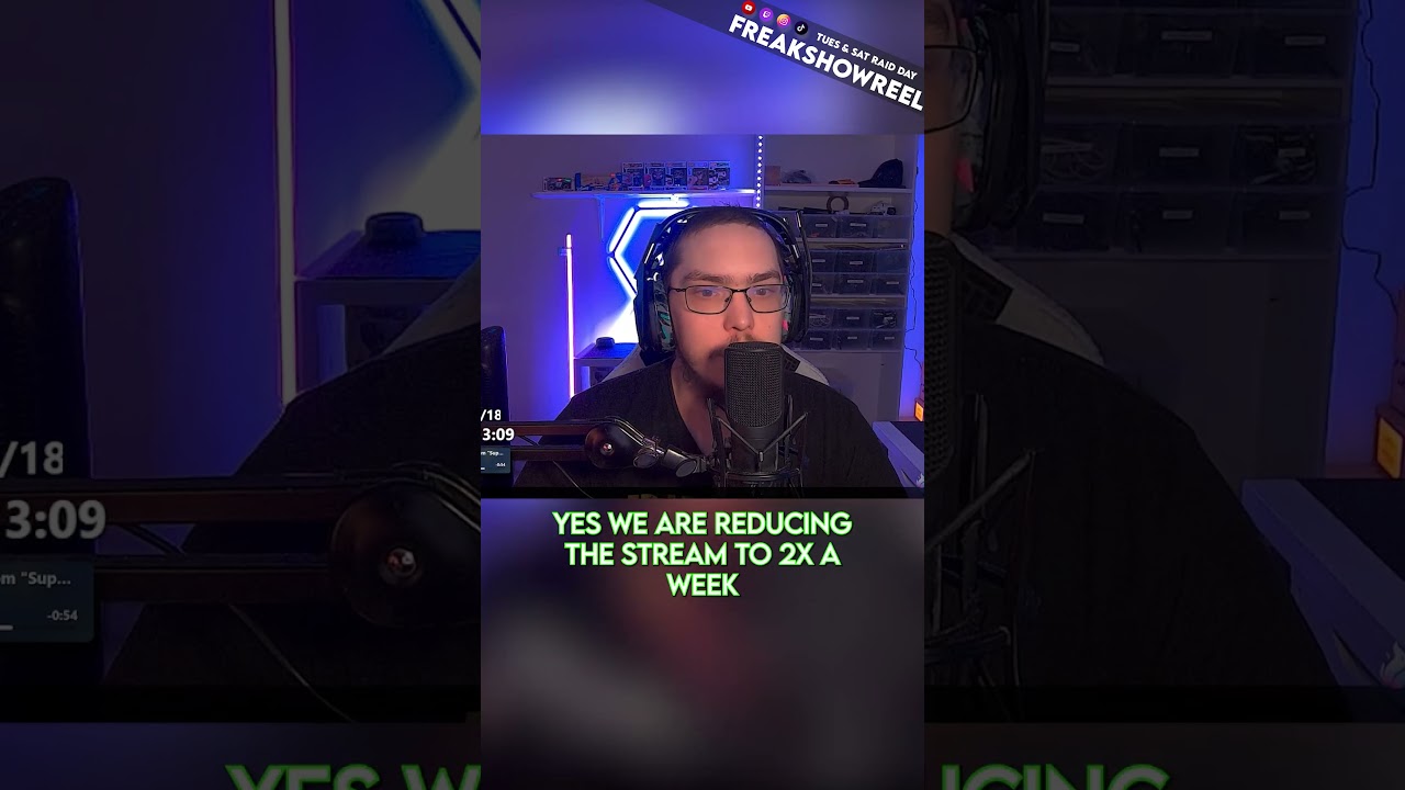 📅 New Schedule + Big Changes | FreakShowReel