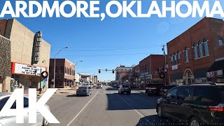 [4K] Ardmore, Oklahoma - Main street, Downtown & Drive around the town @ Ardmore. #ardmore #oklahoma screenshot 1