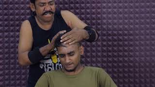 Perfect Head Massage by Asim Barber | Heavy Oil Massage | Loud Neck Cracking | Hair Cracking | ASMR