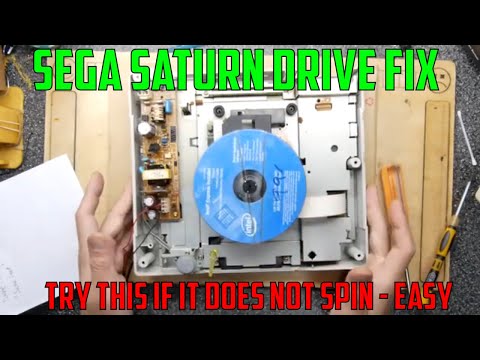 How to repair a non spinning Sega Saturn