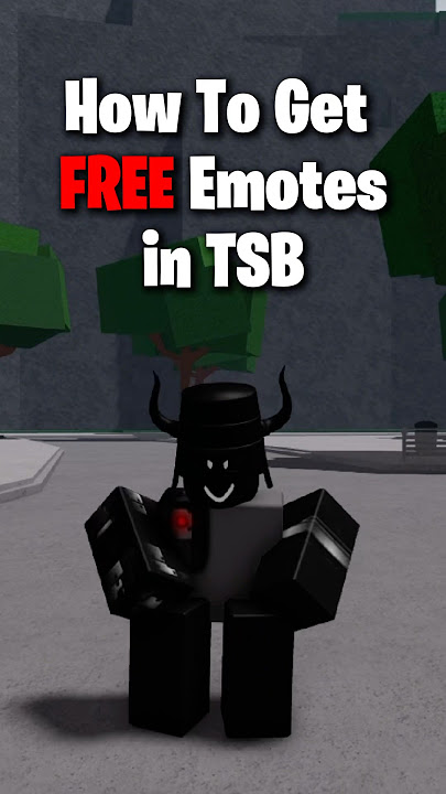 How to Get Free Emotes in TSB #thestrongestbattlegrounds #roblox #tsb #shorts