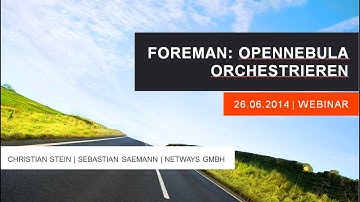 Foreman: OpenNebula orchestrieren (Webinar 26. Juni 2014)