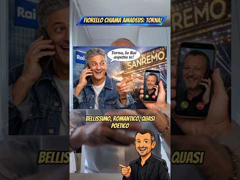 Video Fiorello chiama Amadeus: torna!