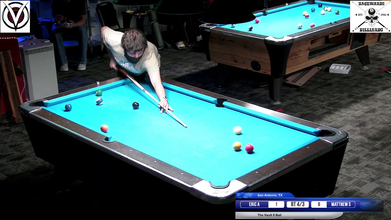 Image of video the Eric Aicinena vs Matthew Shoemaker \The Vault BCA 8 Ball Tournament \ San Antonio, TX \ Dec 12, 2020 17