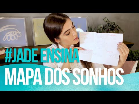 COMO FAZER MAPA DOS SONHOS: ATUALIZADO #JadeEnsina