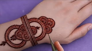 Eid special latest Henna Design for FrontHand | Easy and Simple Mehndi Designtutorial Eid Mehndi