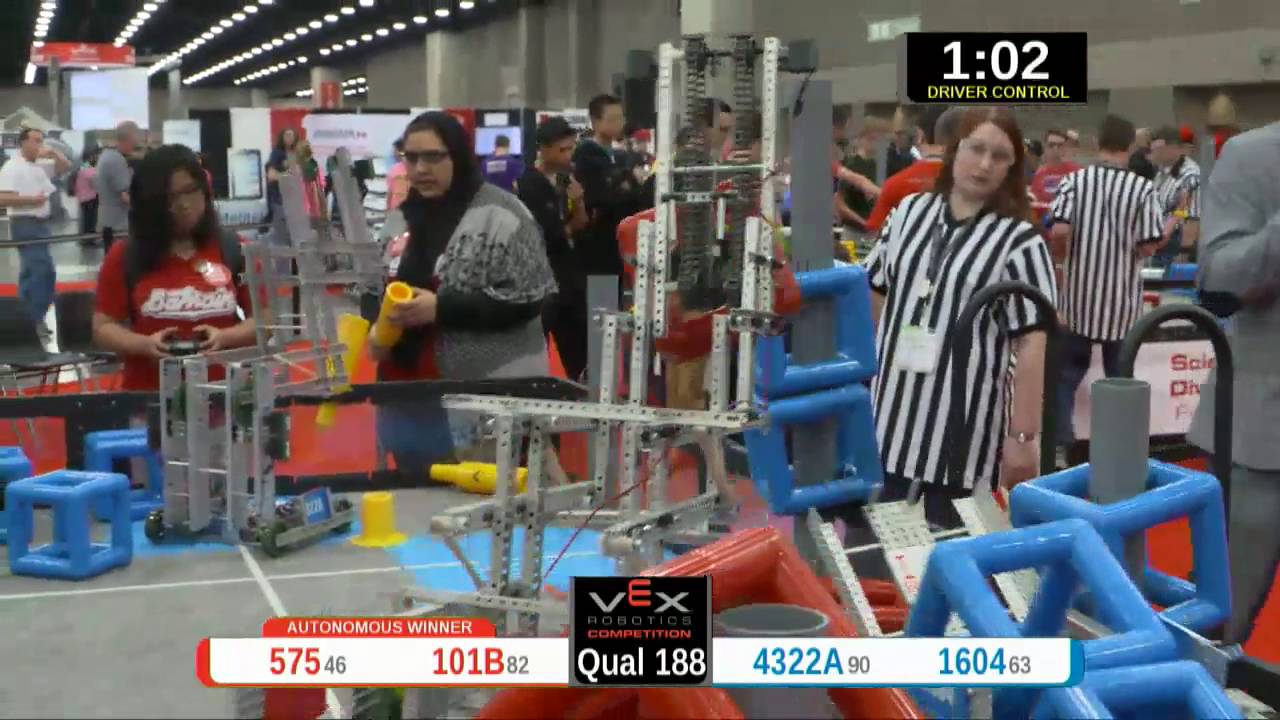 2015 VRC Sci Q188 - 575 101B vs 4322A 1604 - 61 to 21 - VEX Worlds 2015 - Science Division