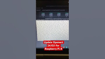 Update Openwrt 24.10.1 for Raspberry Pi 4 #openwrt #raspberrypi #raspi #pi4