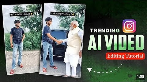 Modi Ji Hand Shake Ai Video Editing 100% Working | Instagram Trending Ai Car Video Kaise Banaye