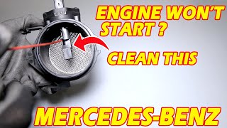 How To Clean Your Mercedes Mass Air Flow Sensor (MAF) | Mercedes Benz S Class S500 W220 M113 Engine