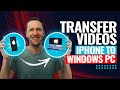 How to Transfer Video from iPhone to PC (& PC to iPhone) - UPDATED Tutorial!