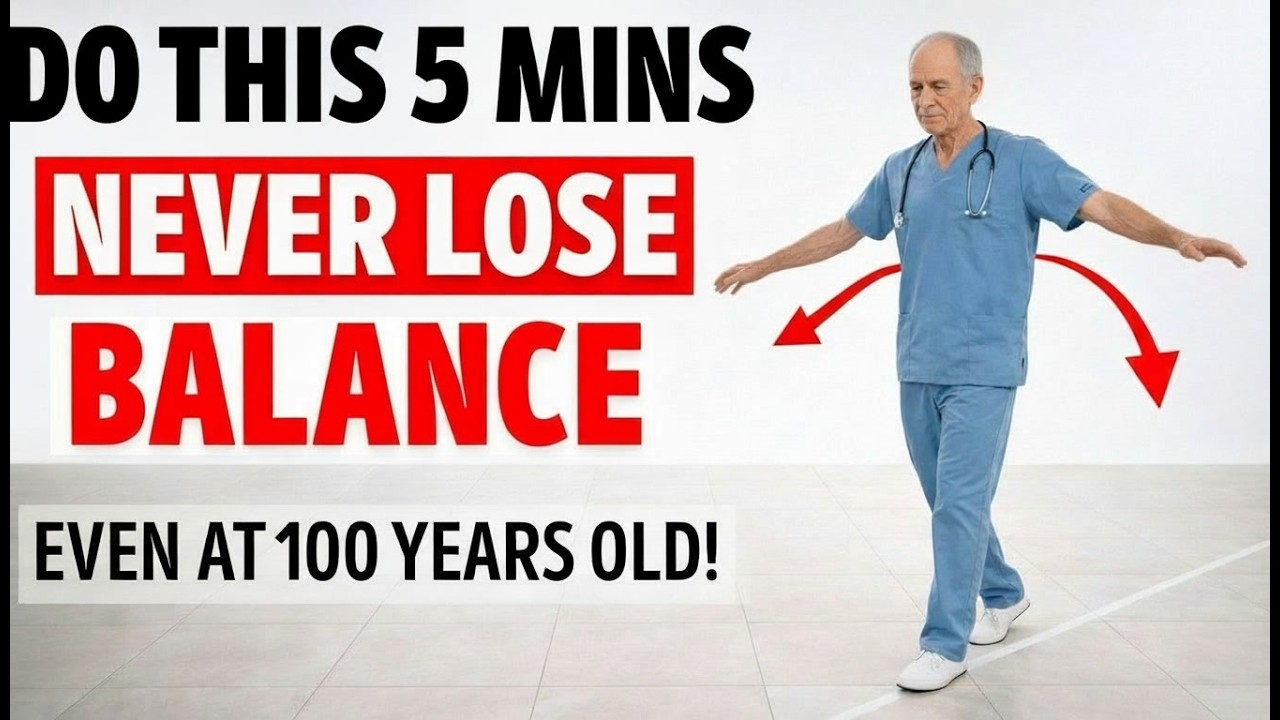 Do This for 5 Minutes — Never Lose Your Balance Again (Even at 100!)