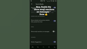 How to enable Show emoji 😇reactions on messages in Discord Mobile #roduz #discord #emoji #reactions