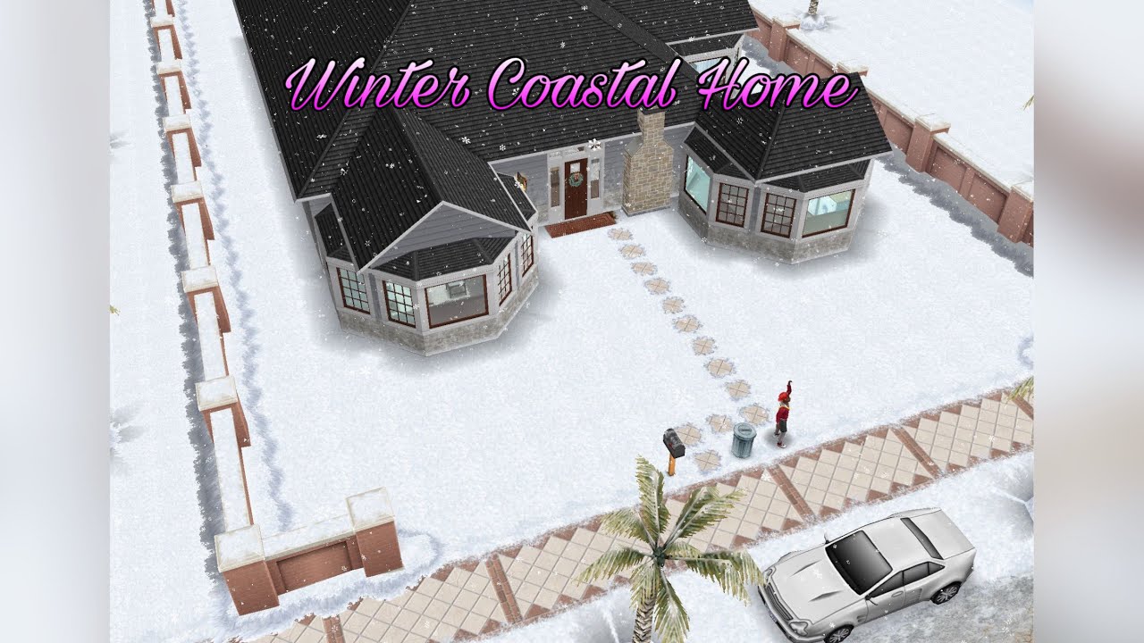 THE SIMS FREEPLAY Winter Coastal Home Tour YouTube